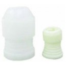 Winco CDTC-2 Plastic Couplings for Cake Decorating Tubes width=
