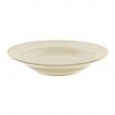 10 Strawberry Street CGLD0003 Cream Double Gold Rim Soup Bowl 10 oz. - Case of 24 width=
