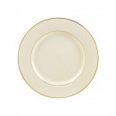 10 Strawberry Street CGLD0002 Cream Double Gold Plate 9-1/8'' - Case of 24 width=
