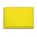 FDick 9153000-02 Yellow Cutting Board with Groove 20-3/4" x 12-3/4" x 3/4" width=