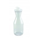 Winco PDT-10 Polycarbonate Decanter with Lid, 1 Liter width=