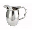 Winco WPB-2C Deluxe Bell Water Pitcher with Ice Catcher 2 Qt. width=