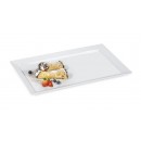 GET Enterprises ML-116-W Bake and Brew White Rectangular Display Tray, 17-3/4"x 10-3/4"(6 Pieces) width=