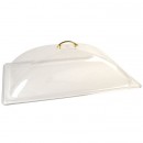 Winco C-DP1 Clear Polycarbonate Full Size Dome Cover width=