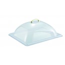 Winco C-DP2 Clear Polycarbonate Half Size Dome Cover width=