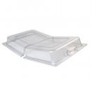 Winco C-DPFH Polycarbonate Full Size Dome Hinged Cover width=