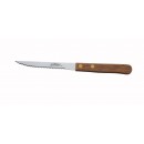 Winco K-35W Economy Steak Knife with Wooden Handle, 4" Blade (1 Dozen) width=