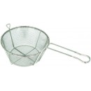 Winco FBRS-8 Round Mesh Wire Fry Basket, 8-1/2" width=