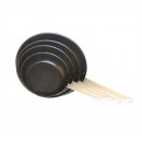 Winco AFP-14XC Gladiator Excalibur Non-Stick Fry Pan 14" width=