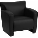 Flash Furniture HERCULES Majesty Series Black Leather Chair [222-1-BK-GG] width=