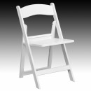 Flash Furniture HERCULES Series 1000 lb. Capacity White Resin Folding Chair with Slatted Seat [LE-L-1-WH-SLAT-GG] width=