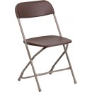 Flash Furniture HERCULES Series 800 lb. Capacity Premium Brown Plastic Folding Chair [LE-L-3-BROWN-GG] width=