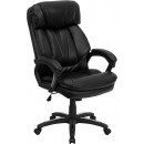 Flash Furniture HERCULES Series Flash Furniture High Back Black Leather Executive Office Chair [GO-1097-BK-LEA-GG] width=