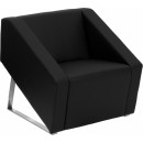Flash Furniture HERCULES Smart Series Black Leather Reception Chair [ZB-SMART-BLACK-GG] width=