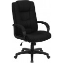 Flash Furniture High Back Black Fabric Executive Office Chair [GO-5301B-BK-GG] width=