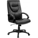 Flash Furniture High Back Black Leather Executive Swivel Office Chair [BT-238-BK-GG] width=