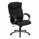Flash Furniture High Back Black Leather Executive Office Chair [BT-9088-BK-GG] width=