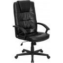 Flash Furniture High Back Black Leather Executive Office Chair [GO-7102-GG] width=