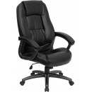 Flash Furniture High Back Black Leather Executive Office Chair [GO-7145-BK-GG] width=