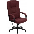 Flash Furniture High Back Burgundy Fabric Executive Office Chair [BT-9022-BY-GG] width=