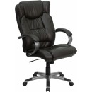 Flash Furniture High Back Espresso Brown Leather Executive Office Chair [BT-9088-BRN-GG] width=