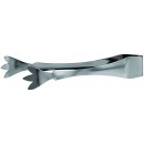 Winco IT-7 Stainless Steel Star Iced Tong 7" width=