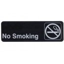 Winco SGN-310 Information Sign  ''No Smoking''  3" x 9" width=