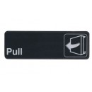 Winco SGN-302 Information Sign  ''Pull'' 3" x 9" width=