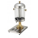 Winco 901 Stainless Steel Juice Dispenser with Gold Accents 7-1/2 Qt. width=