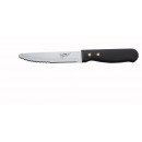 Winco K-85P Jumbo Steak Knife with Riveted Plastic Handle, 5" Blade (1 Dozen) width=