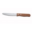 Winco KB-15W Rounded Tip Jumbo Steak Knife, 5" Heavy Duty Blade (1 Dozen) width=
