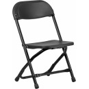 Flash Furniture Kids Black Plastic Folding Chair [Y-KID-BK-GG] width=