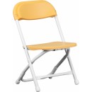Flash Furniture Kids Yellow Plastic Folding Chair [Y-KID-YL-GG] width=