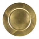 10 Strawberry Street LAG-24 Lacquer Gold Round Charger Plate 13" (Case of 24) width=