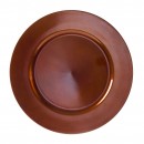 10 Strawberry Street LACPR-24 Lacquer Round Copper Charger Plate 13" (Case of 24) width=