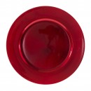 10 Strawberry Street LARD-24 Lacquer Round Red Charger Plate 13" (Case of 24) width=