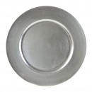 10 Strawberry Street LAS-24 Lacquer Round Silver Charger Plate 13" (Case of 24) width=