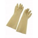 Winco NLG-916 Ivory Natural Latex Gloves, Size 9 width=