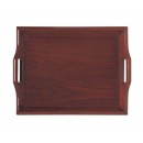 GET Enterprises RST-1814-M Hardwood Mahogany Room Service Tray, 18"x 14"(6 Pieces) width=