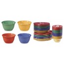 GET Enterprises BC-70-MIX Diamond Mardi Gras Mix Melamine Bowl, 7 oz. (4 Dozen) width=