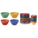 GET Enterprises BC-170-MIX Diamond Mardi Gras Mix Melamine Bowl, 8 oz. (4 Dozen) width=