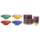 GET Enterprises B-454-MIX Diamond Mardi Gras Melamine Bowl, 4.5 oz. (4 Dozen) width=