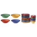 GET Enterprises B-167-MIX Diamond Mardi Gras Melamine Bowl, 16 oz. (2 Dozen) width=