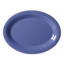 GET Enterprises OP-950-PB Diamond Mardi Gras Peacock Blue Oval Platter, 9-3/4"x 7-1/4"(2 Dozen) width=