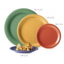 GET Enterprises NP-9-FG Diamond Mardi Gras Rainforest Green Narrow Rim Plate, 9"(2 Dozen) width=