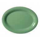 GET Enterprises OP-950-FG Diamond Mardi Gras Rainforest Green Oval Platter, 9-3/4"x 7-1/4"(2 Dozen) width=