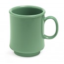 GET Enterprises TM-1308-FG Mardi Gras Rainforest Green Plastic Mug, 8 oz. (2 Dozen) width=