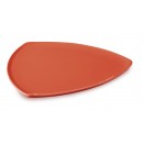 GET Enterprises TP-12-RO Mardi Gras Rio Orange Triangle Plate, 12"(1 Dozen) width=
