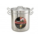 Winco SSDB-16 Master Cook Stainless Steel Double Boiler with Cover 16 Qt. width=