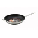 Winco SSFP-14NS Master Cook Stainless Steel Non-Stick Fry Pan with Helper Handle 14" width=